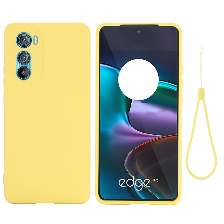 Pure Color Liquid Silicone Shockproof Phone Case, For Motorola Edge 30 Pro / Edge+ 2022, For Sony Xperia 10 IV, For Motorola Edge 30, For Motorola Moto G52 4G/G82