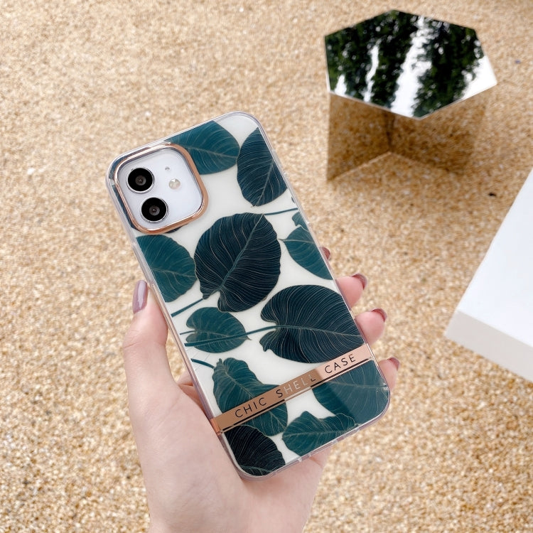 Translucent Electroplating Flower Phone Case, For iPhone 14, For iPhone 14 Pro, For iPhone 14 Plus