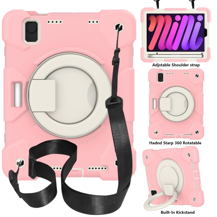 Silicone + PC Full Body Protection Tablet Case With Holder & Strap