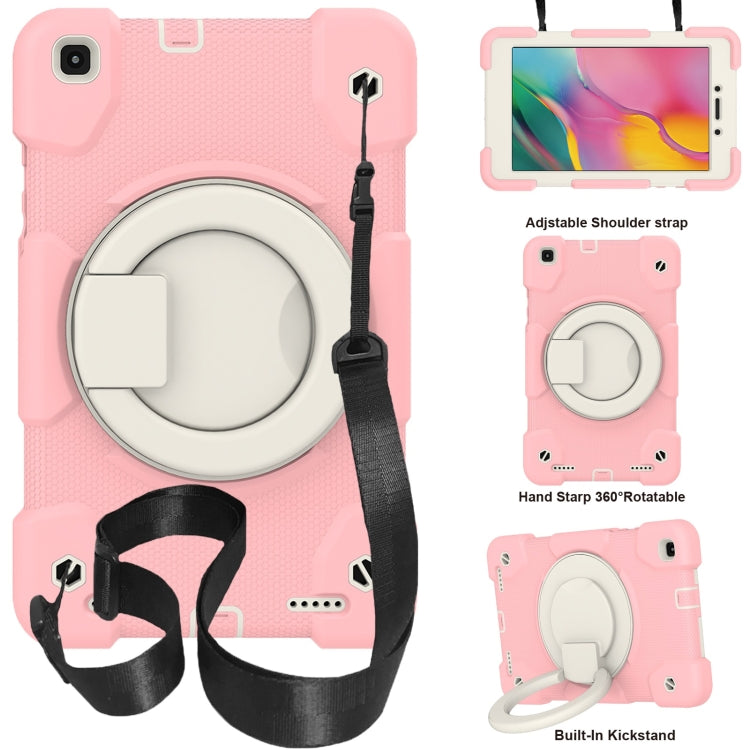 Silicone + PC Full Body Protection Tablet Case With Holder & Strap, For iPad mini 2021, For iPad mini 4 2015/mini 2019, For Samsung Galaxy Tab A 8.0 2019