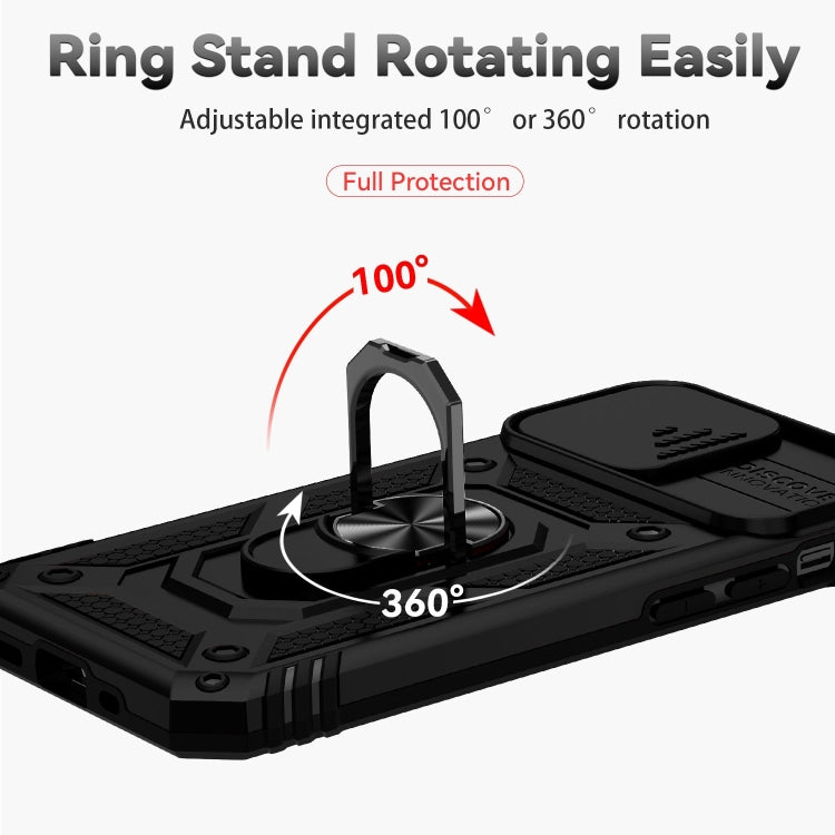 Sliding Camshield Holder Phone Case, For iPhone 14, For iPhone 14 Plus, For iPhone 14 Pro