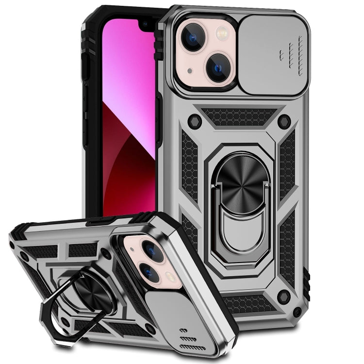 Sliding Camshield Holder Phone Case, For iPhone 14, For iPhone 14 Plus, For iPhone 14 Pro