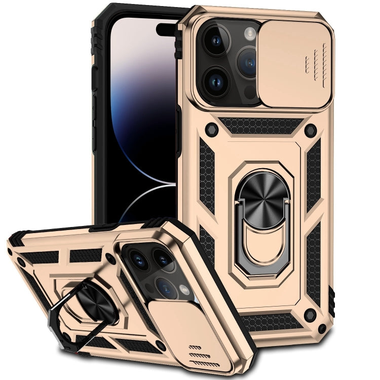 Sliding Camshield Holder Phone Case, For iPhone 14, For iPhone 14 Plus, For iPhone 14 Pro