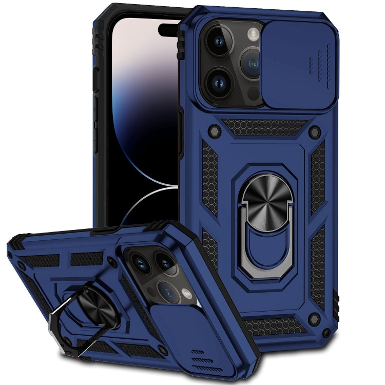 Sliding Camshield Holder Phone Case, For iPhone 14, For iPhone 14 Plus, For iPhone 14 Pro