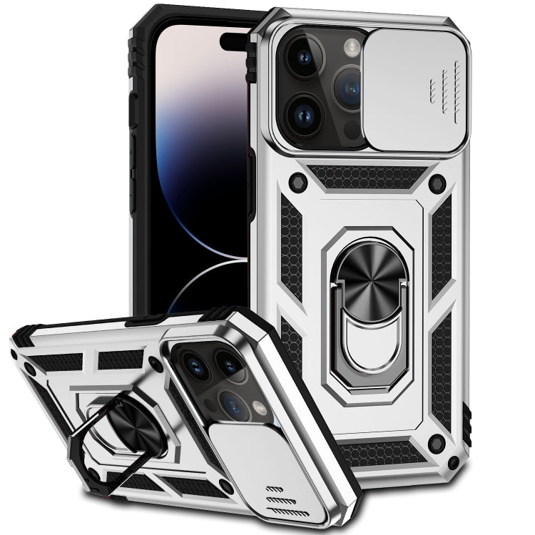 Sliding Camshield Holder Phone Case, For iPhone 14, For iPhone 14 Plus, For iPhone 14 Pro