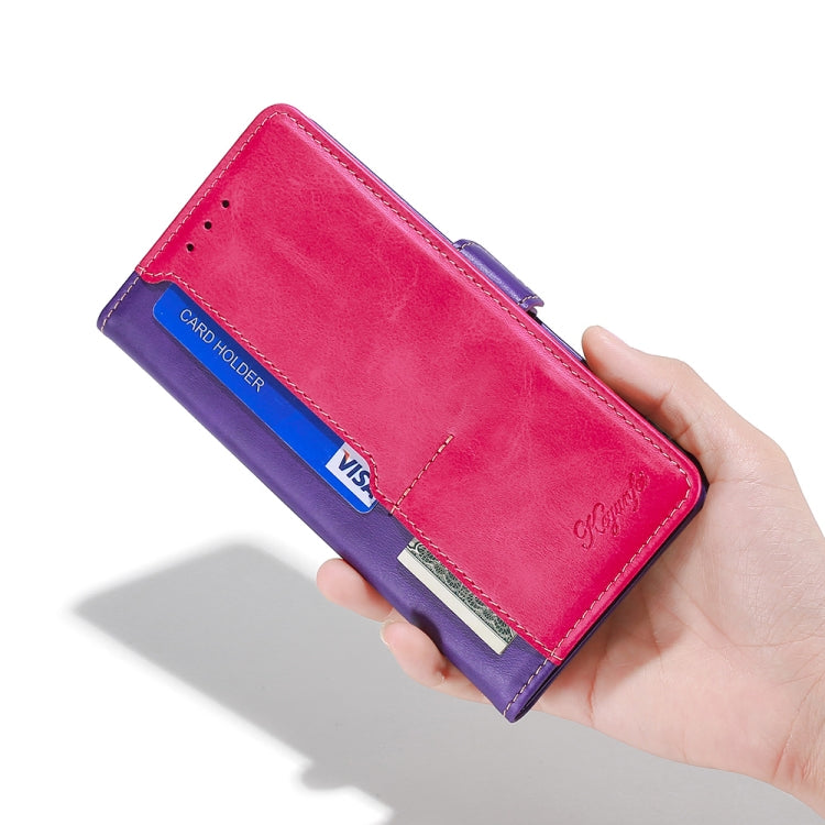 Contrast Color Side Buckle Leather Phone Case, For Tecno Pop 2/Pop 2 F/Pop 2 Pro/Pop 2 Power/Itel P13, For Fujitsu ARROWS WE F-51B, For Fujitsu Arrow Be4 Plus F-41B, For Sharp Aquos R6