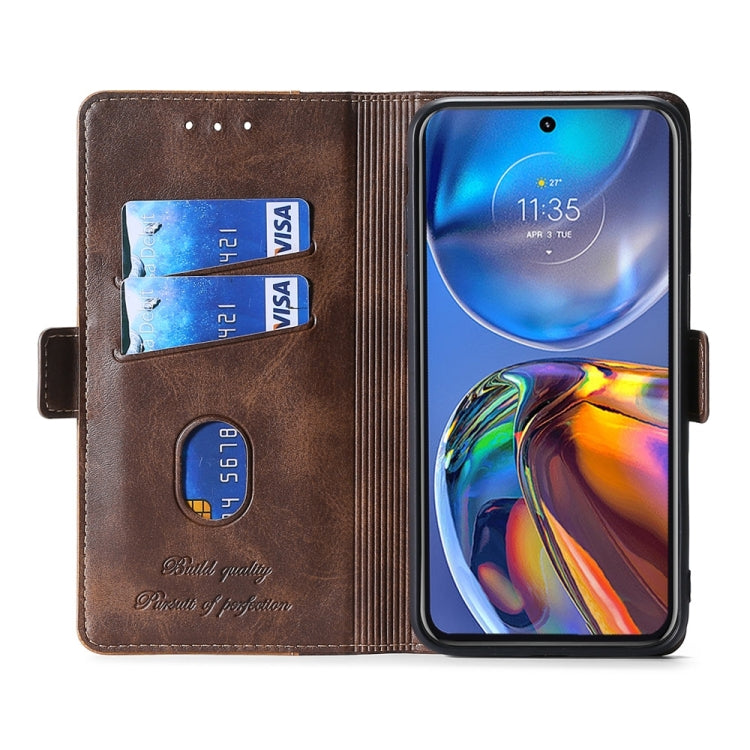 Contrast Color Side Buckle Leather Phone Case, For Tecno Pop 2/Pop 2 F/Pop 2 Pro/Pop 2 Power/Itel P13, For Fujitsu ARROWS WE F-51B, For Fujitsu Arrow Be4 Plus F-41B, For Sharp Aquos R6