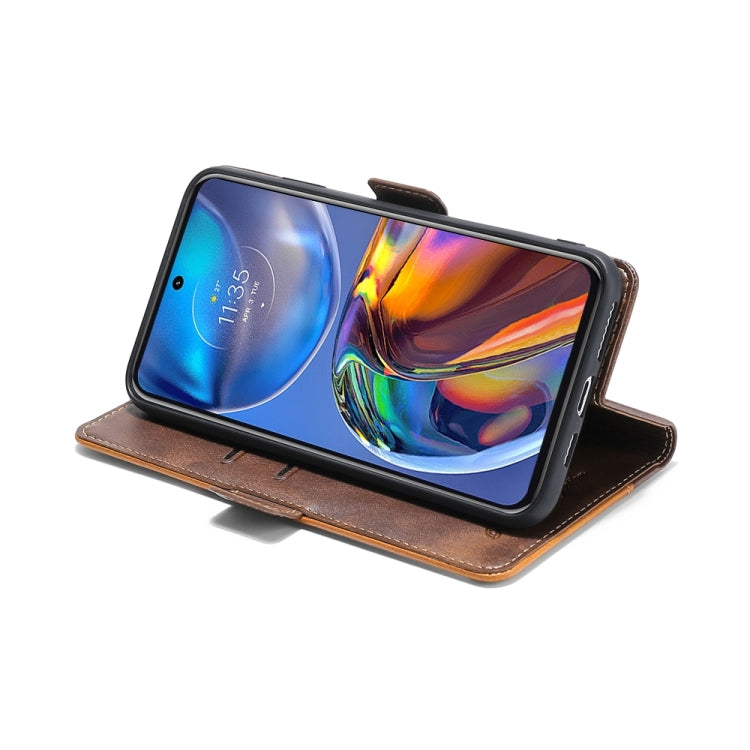 Contrast Color Side Buckle Leather Phone Case, For Tecno Pop 2/Pop 2 F/Pop 2 Pro/Pop 2 Power/Itel P13, For Fujitsu ARROWS WE F-51B, For Fujitsu Arrow Be4 Plus F-41B, For Sharp Aquos R6