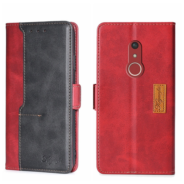 Contrast Color Side Buckle Leather Phone Case, For Tecno Pop 2/Pop 2 F/Pop 2 Pro/Pop 2 Power/Itel P13, For Fujitsu ARROWS WE F-51B, For Fujitsu Arrow Be4 Plus F-41B, For Sharp Aquos R6