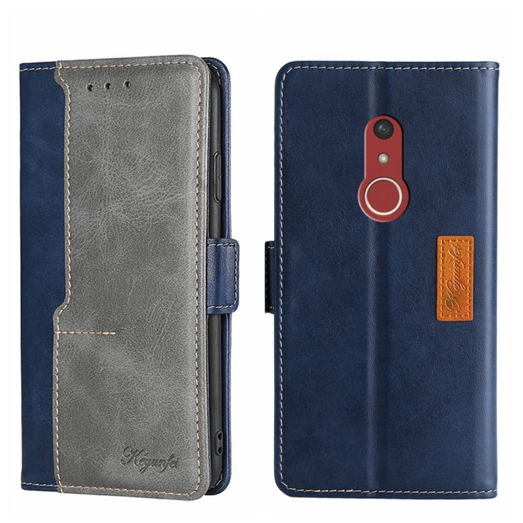 Contrast Color Side Buckle Leather Phone Case, For Tecno Pop 2/Pop 2 F/Pop 2 Pro/Pop 2 Power/Itel P13, For Fujitsu ARROWS WE F-51B, For Fujitsu Arrow Be4 Plus F-41B, For Sharp Aquos R6