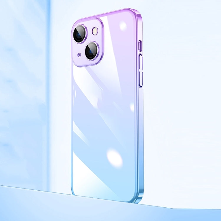 Transparent Electroplated PC Gradient Phone Case, For iPhone 14, For iPhone 14 Plus, For iPhone 14 Pro, For iPhone 14 Pro Max
