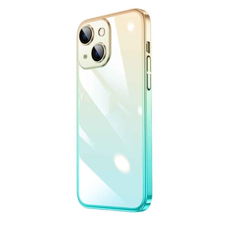 Transparent Electroplated PC Gradient Phone Case, For iPhone 14, For iPhone 14 Plus, For iPhone 14 Pro, For iPhone 14 Pro Max