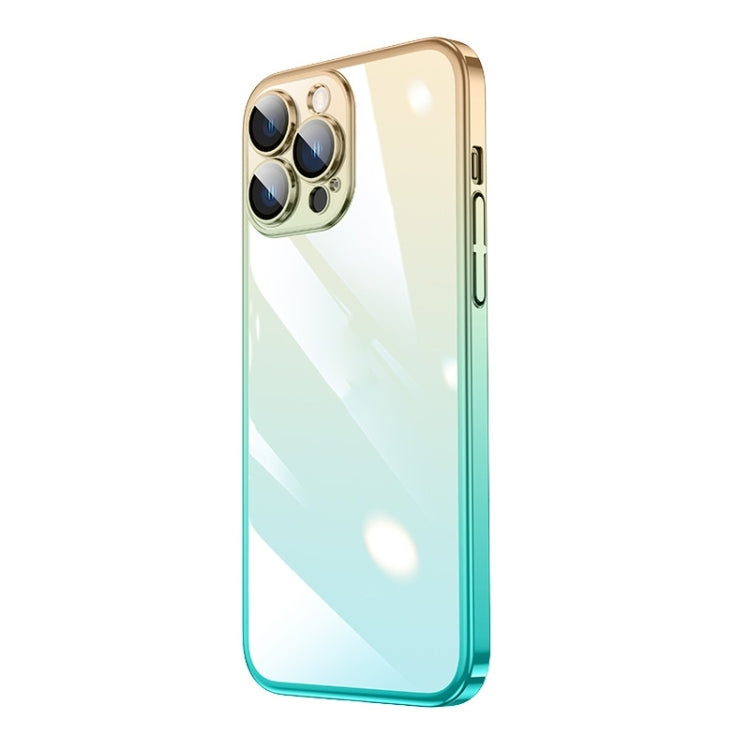 Transparent Electroplated PC Gradient Phone Case, For iPhone 14, For iPhone 14 Plus, For iPhone 14 Pro, For iPhone 14 Pro Max