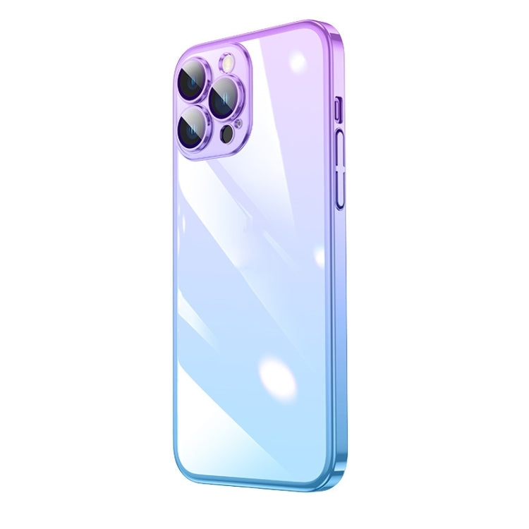 Transparent Electroplated PC Gradient Phone Case, For iPhone 14, For iPhone 14 Plus, For iPhone 14 Pro, For iPhone 14 Pro Max