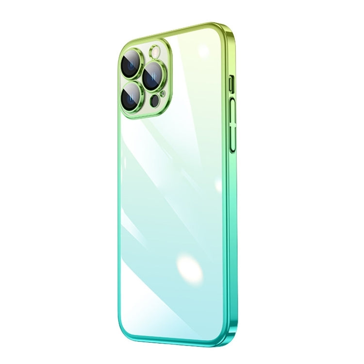 Transparent Electroplated PC Gradient Phone Case, For iPhone 14, For iPhone 14 Plus, For iPhone 14 Pro, For iPhone 14 Pro Max