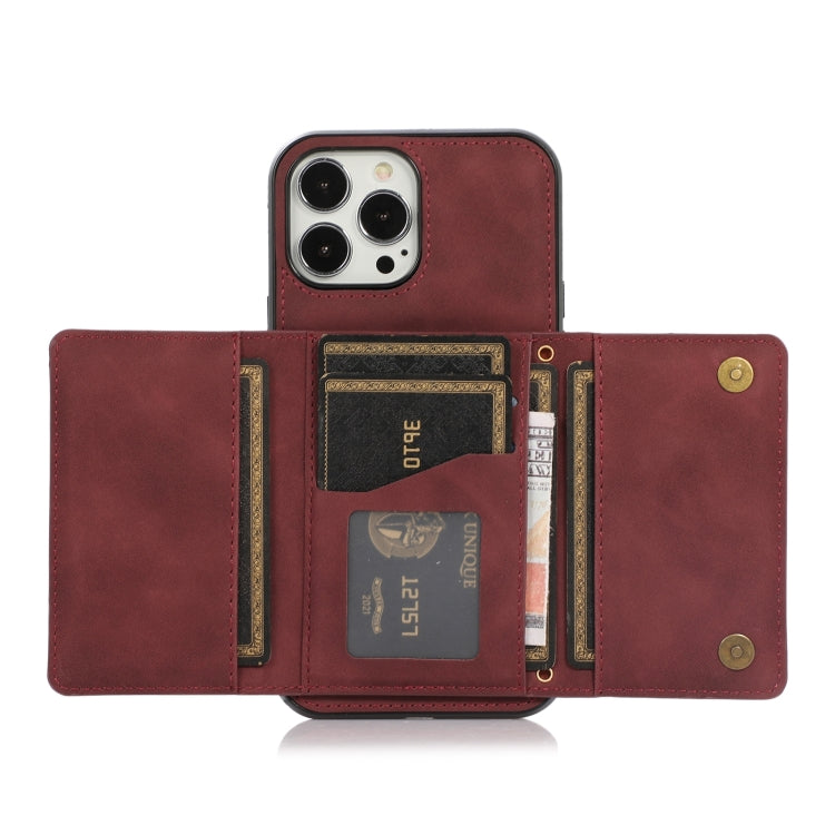 Three-fold Leather Phone Case, For iPhone 14 Pro Max, For iPhone 14 Pro, For iPhone 14, For iPhone 14 Plus