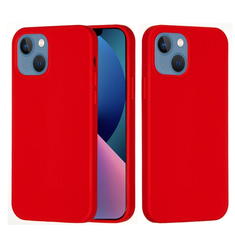 Solid Color Silicone Phone Case, For iPhone 14, For iPhone 14 Plus