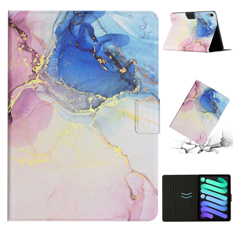 Marble Pattern Smart Leather Tablet Case, For iPad mini 2024 / mini 6