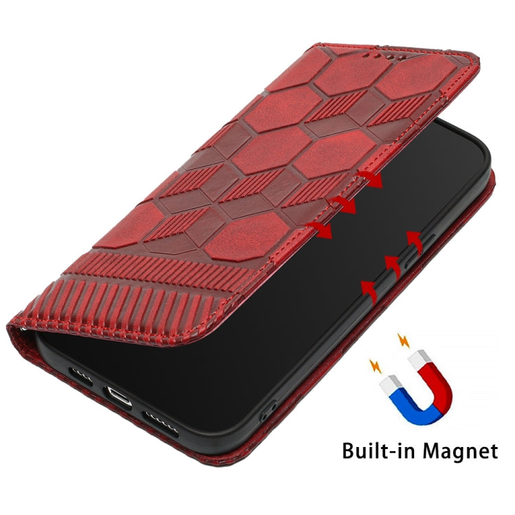 Football Texture Magnetic Leather Flip Phone Case, For iPhone 13 mini, For iPhone 13, For iPhone 13 Pro, For iPhone 13 Pro Max