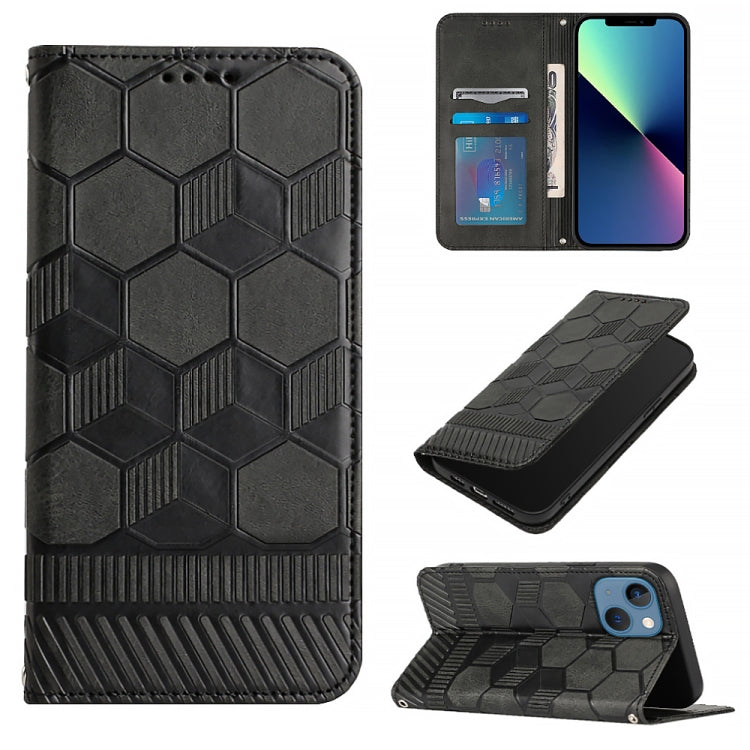 Football Texture Magnetic Leather Flip Phone Case, For iPhone 13 mini, For iPhone 13, For iPhone 13 Pro, For iPhone 13 Pro Max