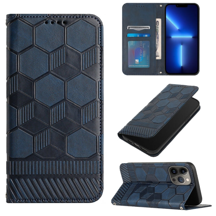 Football Texture Magnetic Leather Flip Phone Case, For iPhone 13 mini, For iPhone 13, For iPhone 13 Pro, For iPhone 13 Pro Max