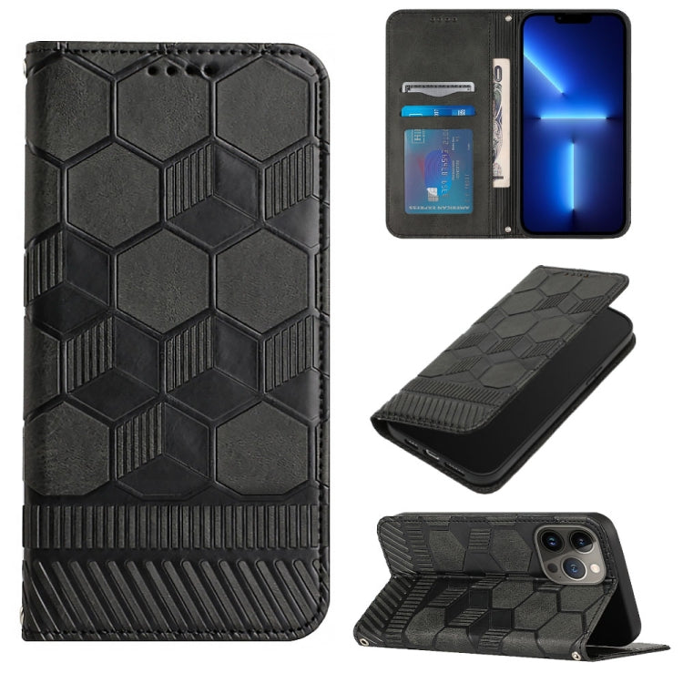 Football Texture Magnetic Leather Flip Phone Case, For iPhone 13 mini, For iPhone 13, For iPhone 13 Pro, For iPhone 13 Pro Max