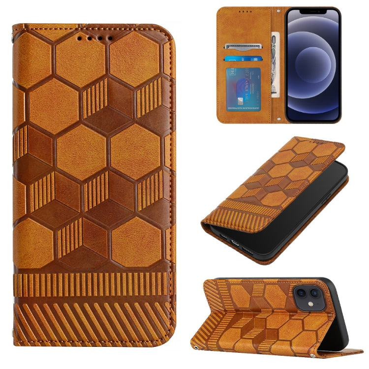 Football Texture Magnetic Leather Flip Phone Case, For iPhone 12 mini, For iPhone 12 / 12 Pro, For iPhone 12 Pro Max, For iPhone 11