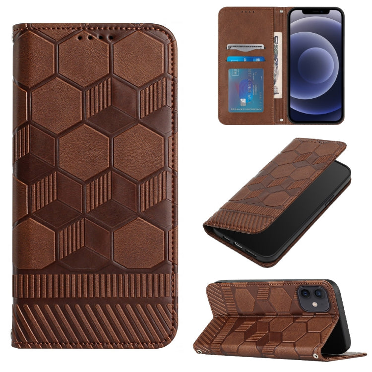 Football Texture Magnetic Leather Flip Phone Case, For iPhone 12 mini, For iPhone 12 / 12 Pro, For iPhone 12 Pro Max, For iPhone 11