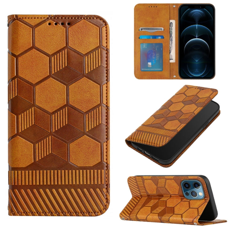 Football Texture Magnetic Leather Flip Phone Case, For iPhone 12 mini, For iPhone 12 / 12 Pro, For iPhone 12 Pro Max, For iPhone 11
