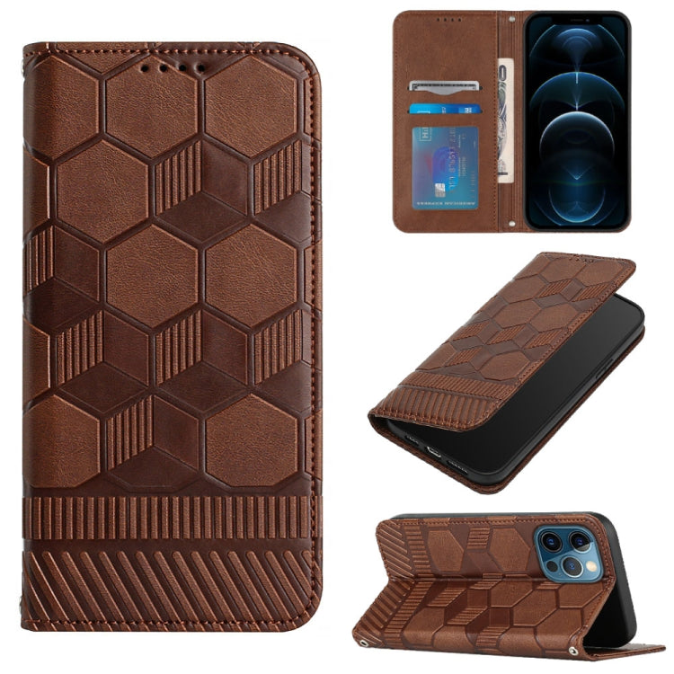 Football Texture Magnetic Leather Flip Phone Case, For iPhone 12 mini, For iPhone 12 / 12 Pro, For iPhone 12 Pro Max, For iPhone 11