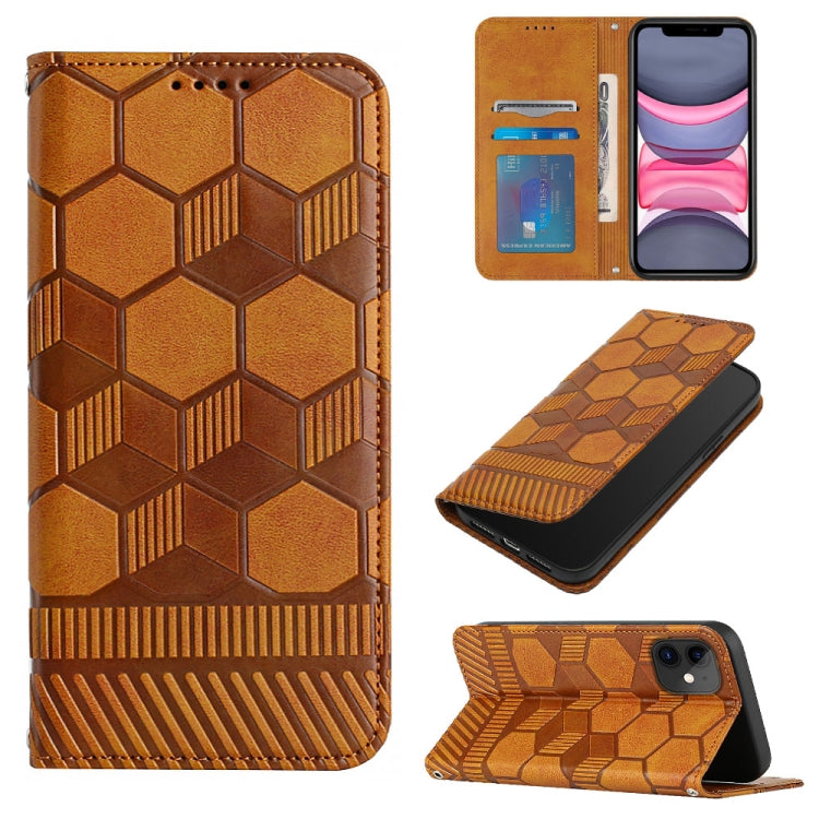 Football Texture Magnetic Leather Flip Phone Case, For iPhone 12 mini, For iPhone 12 / 12 Pro, For iPhone 12 Pro Max, For iPhone 11