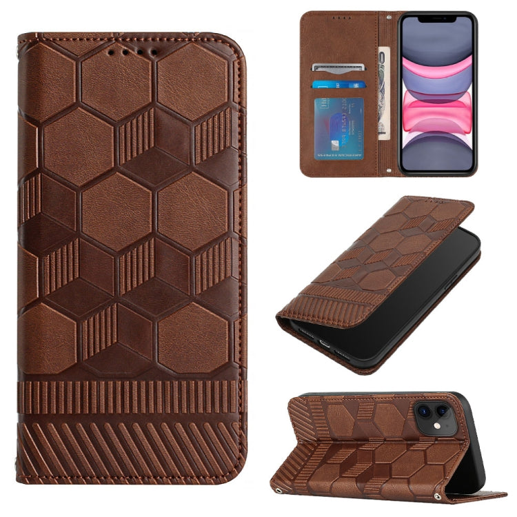 Football Texture Magnetic Leather Flip Phone Case, For iPhone 12 mini, For iPhone 12 / 12 Pro, For iPhone 12 Pro Max, For iPhone 11