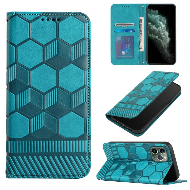 Football Texture Magnetic Leather Flip Phone Case, For iPhone 11 Pro, For iPhone 11 Pro Max, For iPhone SE 2022 / SE 2020 / 8 / 7