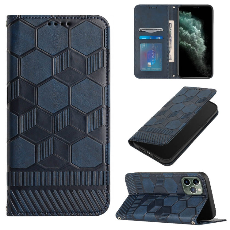 Football Texture Magnetic Leather Flip Phone Case, For iPhone 11 Pro, For iPhone 11 Pro Max, For iPhone SE 2022 / SE 2020 / 8 / 7