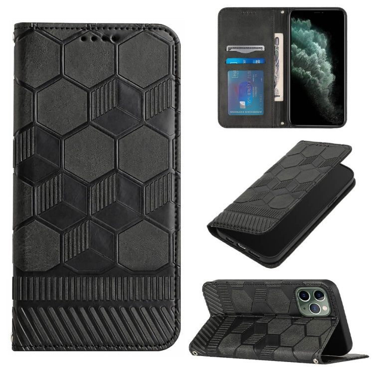 Football Texture Magnetic Leather Flip Phone Case, For iPhone 11 Pro, For iPhone 11 Pro Max, For iPhone SE 2022 / SE 2020 / 8 / 7