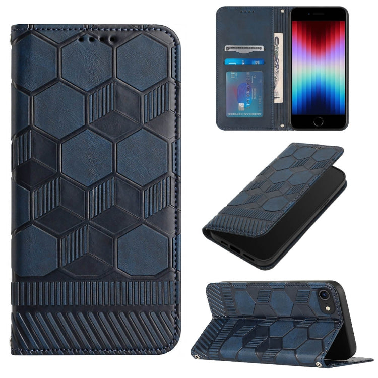 Football Texture Magnetic Leather Flip Phone Case, For iPhone 11 Pro, For iPhone 11 Pro Max, For iPhone SE 2022 / SE 2020 / 8 / 7