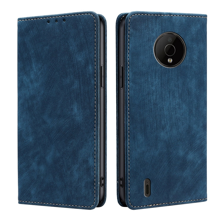 Anti-theft Brush Magnetic Leather Phone Case, For Nokia C200, For Nokia G21/G11