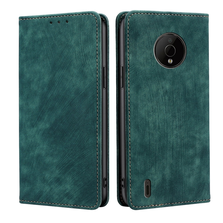 Anti-theft Brush Magnetic Leather Phone Case, For Nokia C200, For Nokia G21/G11