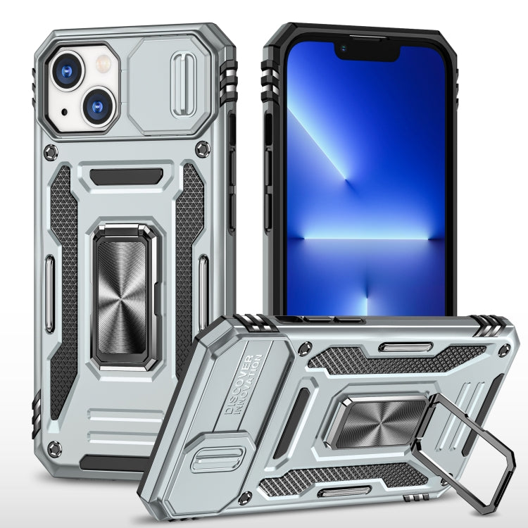 Armor PC + TPU Camera Shield Phone Case, For iPhone 14, For iPhone 14 Plus, For iPhone 14 Pro, For iPhone 14 Pro Max