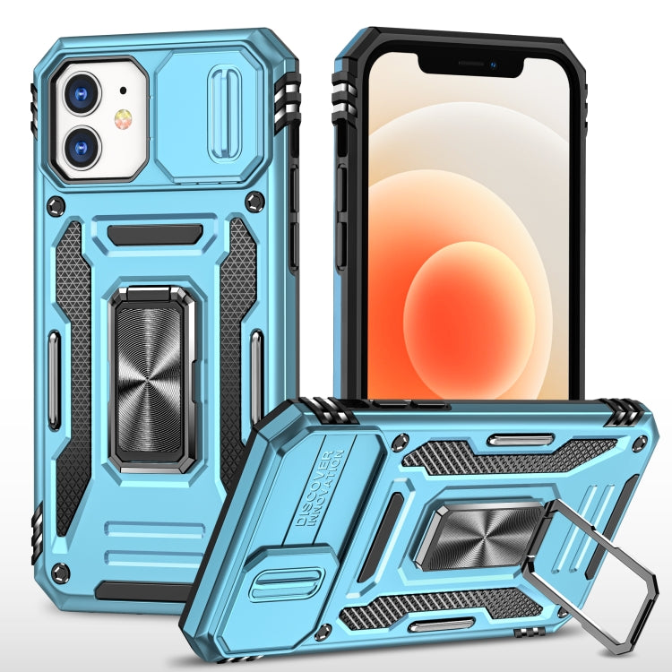 Armor PC + TPU Camera Shield Phone Case, For iPhone 13, For iPhone 13 Pro, For iPhone 13 Pro Max, For iPhone 12
