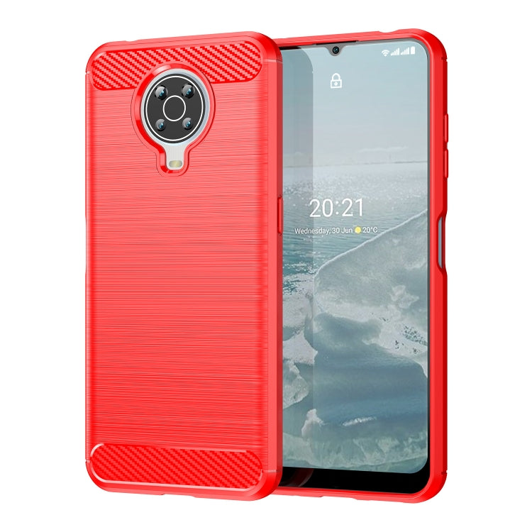 Brushed Texture Carbon Fiber TPU Phone Case, For Nokia G20, For Nokia XR20, For Nokia G50, For Nokia X100, For Nokia G11, For Nokia G21, For Nokia C21