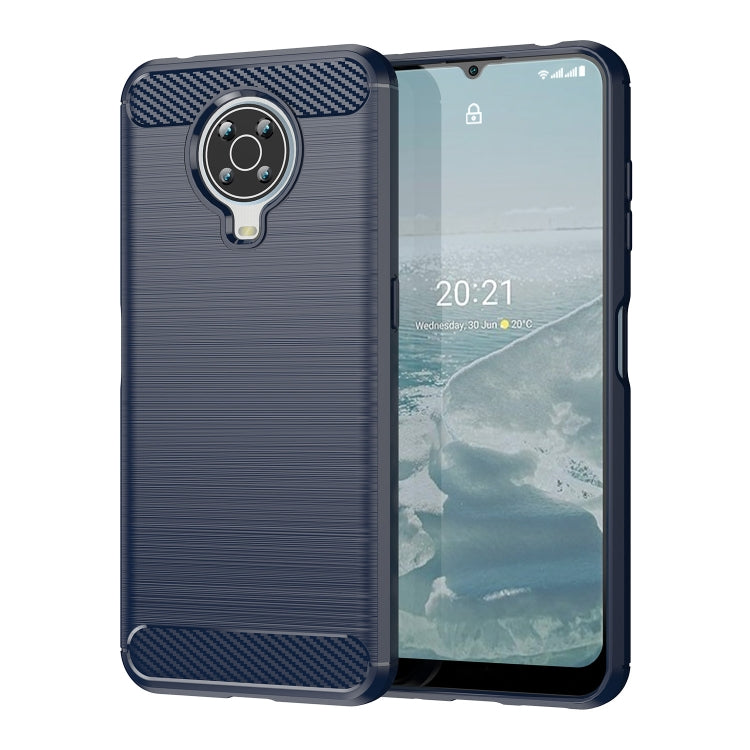 Brushed Texture Carbon Fiber TPU Phone Case, For Nokia G20, For Nokia XR20, For Nokia G50, For Nokia X100, For Nokia G11, For Nokia G21, For Nokia C21