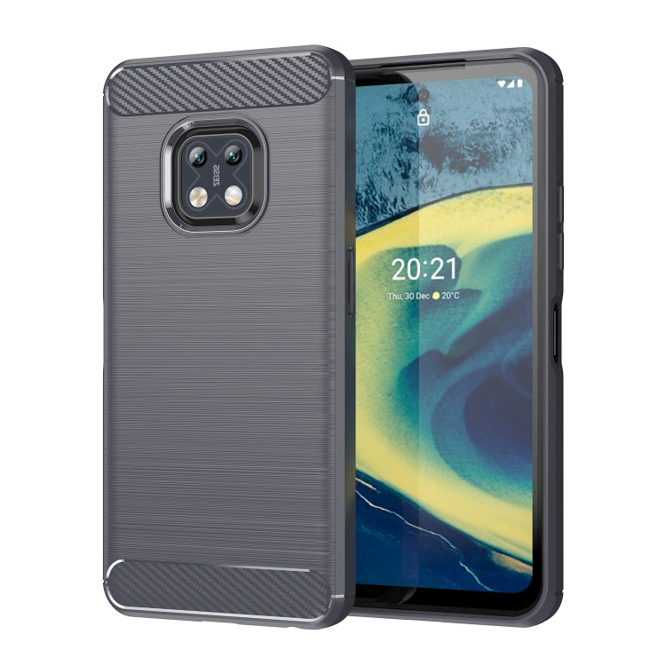 Brushed Texture Carbon Fiber TPU Phone Case, For Nokia G20, For Nokia XR20, For Nokia G50, For Nokia X100, For Nokia G11, For Nokia G21, For Nokia C21