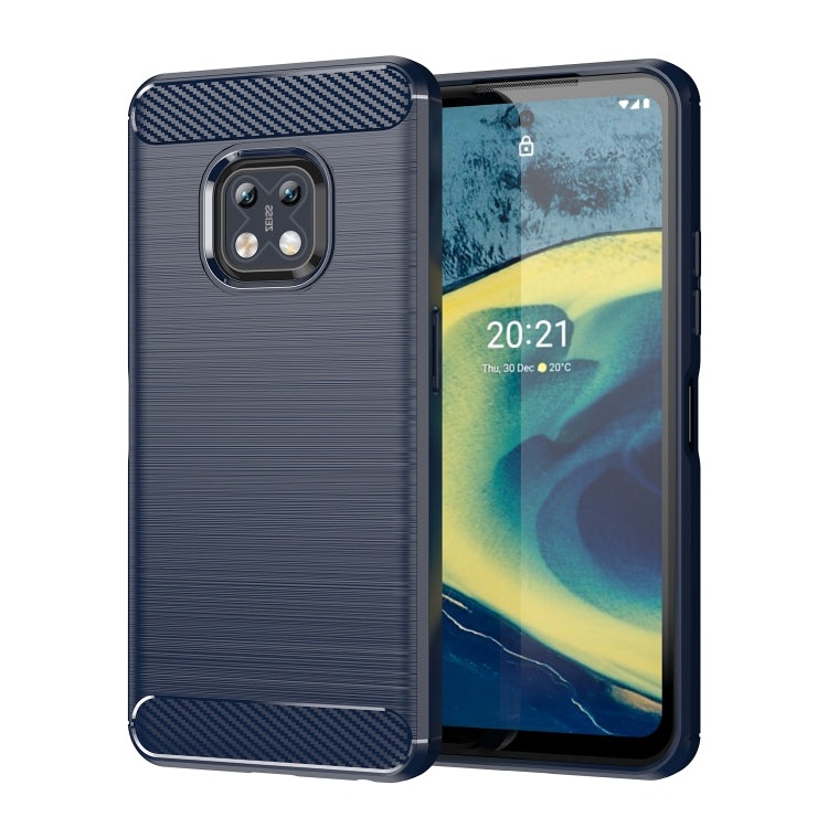 Brushed Texture Carbon Fiber TPU Phone Case, For Nokia G20, For Nokia XR20, For Nokia G50, For Nokia X100, For Nokia G11, For Nokia G21, For Nokia C21
