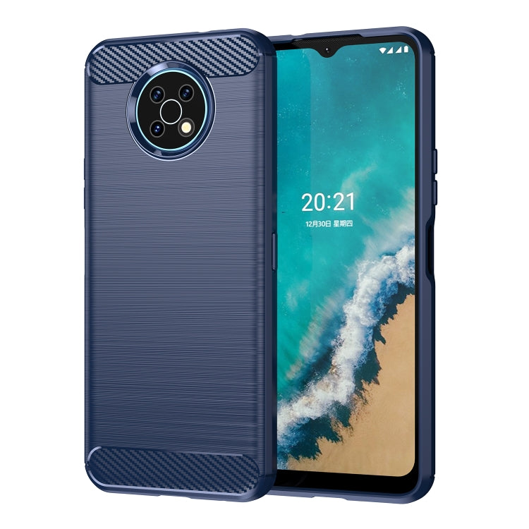 Brushed Texture Carbon Fiber TPU Phone Case, For Nokia G20, For Nokia XR20, For Nokia G50, For Nokia X100, For Nokia G11, For Nokia G21, For Nokia C21
