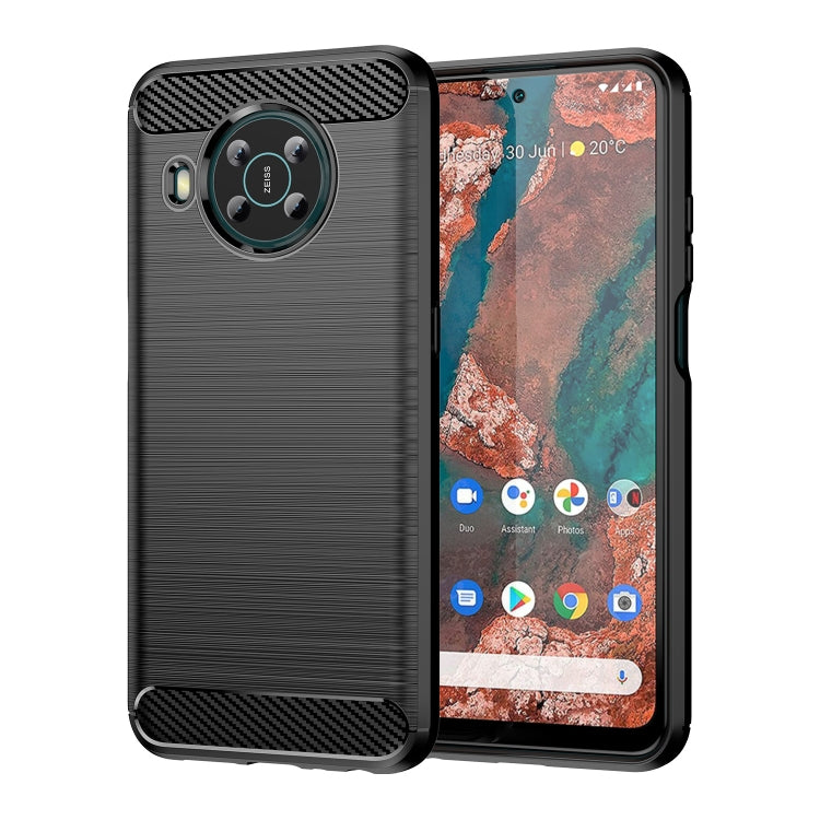 Brushed Texture Carbon Fiber TPU Phone Case, For Nokia G20, For Nokia XR20, For Nokia G50, For Nokia X100, For Nokia G11, For Nokia G21, For Nokia C21
