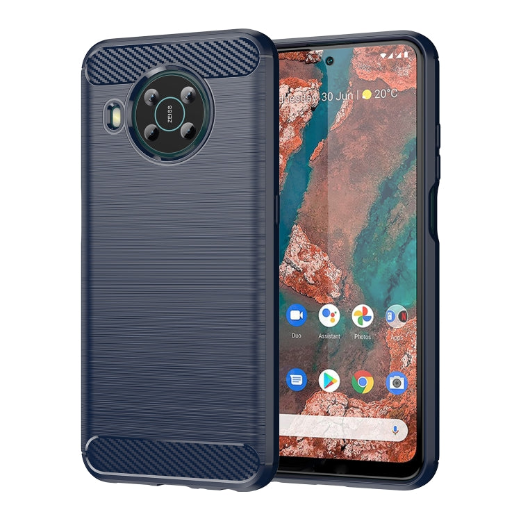 Brushed Texture Carbon Fiber TPU Phone Case, For Nokia G20, For Nokia XR20, For Nokia G50, For Nokia X100, For Nokia G11, For Nokia G21, For Nokia C21