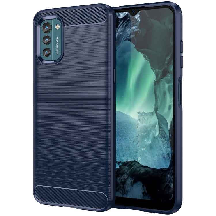Brushed Texture Carbon Fiber TPU Phone Case, For Nokia G20, For Nokia XR20, For Nokia G50, For Nokia X100, For Nokia G11, For Nokia G21, For Nokia C21