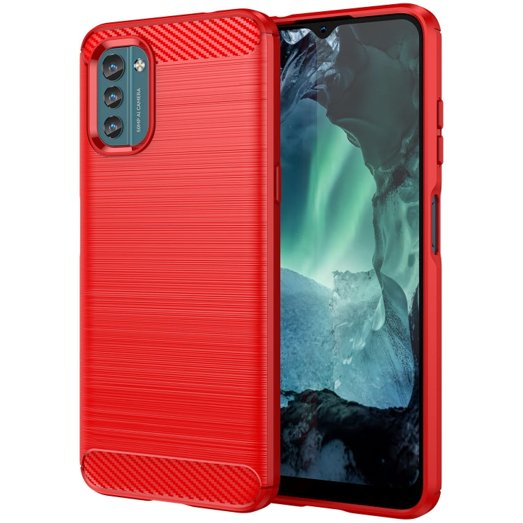 Brushed Texture Carbon Fiber TPU Phone Case, For Nokia G20, For Nokia XR20, For Nokia G50, For Nokia X100, For Nokia G11, For Nokia G21, For Nokia C21