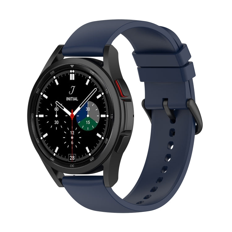 20mm Round Tail Silicone Watch Band, For Samsung Galaxy Watch 5 Pro 45mm